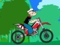 Joc Popeye on a motorcycle 2