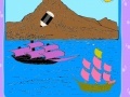Joc Vessels on the island coloring