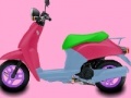 Joc Pink motorcycle coloring