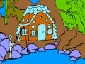 Joc Fisherman and mountain home coloring