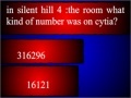 Joc Silent hill quiz 2