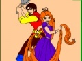 Joc Coloring: Flynn and Rapunzel