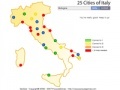 Joc 25 cities of Italy