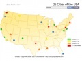Joc 25 cities of the USA