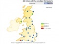 Joc 25 cities of the United Kingdom