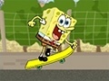 Joc Spongebob Beach Skateboading