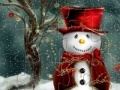 Joc Cute Snowmen Jigsaw