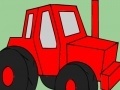 Joc Tractor: Coloring