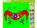 Joc New Year 2011 Coloring