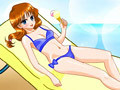 Joc Sunbath at Beach