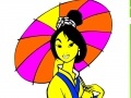 Joc Princess Mulan Coloring