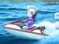 Joc Ultraman Tiga Wave Race. Water scooter