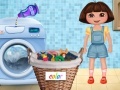 Joc Dora Washing Clothes