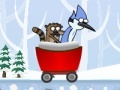 Joc Regular Show Snow Race