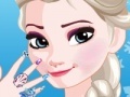 Joc Queen Elsa nail design