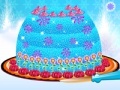 Joc Frozen. Princess gown cake decor