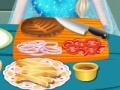 Joc Elsa Cooking Hamburger