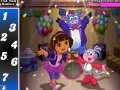 Joc Dora birthday party hidden numbers