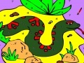Joc Snake on the land coloring