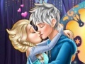 Joc Elsa Frozen kissing Jack Frost