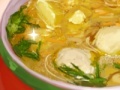 Joc Chicken soup in a pot