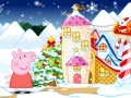 Joc Little Pig. Decorated Christmas