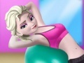 Joc Elsa gym workout