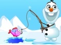 Joc Frozen Olaf. Fishing time