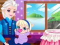 Joc Grandma Elsa сares baby