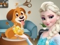 Joc Elsa. Dog care