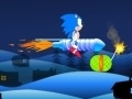 Joc Super Sonic: Flying on a rocket