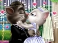 Joc Tom and Angela: Wedding kiss