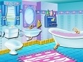Joc Super Barbie Bathroom Clean Up
