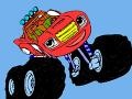 Joc Blaze and the monster machines: Coloring