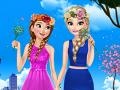 Joc Elsa And Anna: Spring DressUp