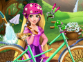 Joc Girls fix it Rapunzel's bicycle