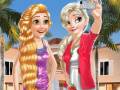 Joc Elsa And Rapunzel Selfie Time