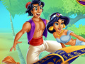 Joc Jasmine and Aladdin Kissing