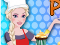 Joc Elsa Cooking Ginger Pumpkin Cupcakes