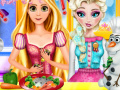 Joc Elsa & Rapunzel Cooking Disaster