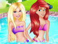 Joc Barbie & Ariel Pool Party