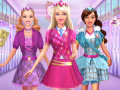 Joc Barbie princess School Uniform