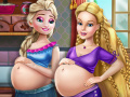 Joc Elsa and Barbie Pregnant BFFS