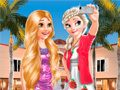 Joc Frozen And Rapunzel Fashion Selfie