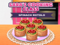 Joc Sara’s Cooking Class Spinach Rotolo