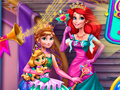 Joc Anna And Ariel Princess Ball Dress Up