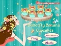Joc Butterfly Banana Cupcake