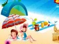 Joc Twins at the beach