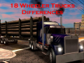 Joc 18 Wheeler Trucks Differences