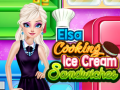 Joc Elsa Cooking Ice Cream Sandwiches